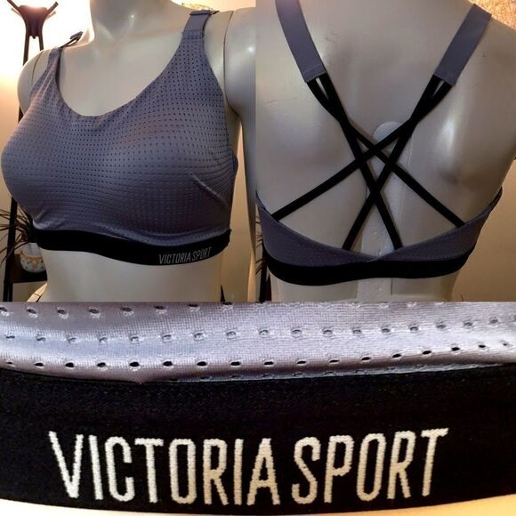 VS Padded silky mesh sports bra - Picture 1 of 6